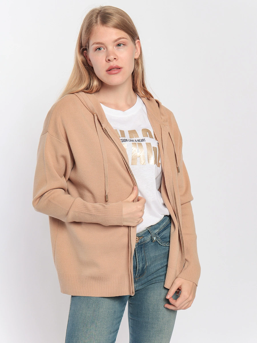 Вязаный кардиган с капюшоном Robyn